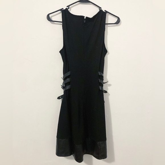 Sexy Black Dress with Side Buckles  - XS - Picture 3 of 3